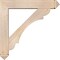 Ekena Millwork Olympic Arts and Crafts Smooth Bracket w/ Offset Brace, Douglas Fir, 7 1/2"W x 40"D x 40"H BKT0806X40X40OLY03SDF - alternate 4